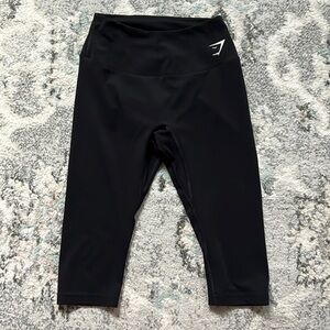 Gymshark Cropped Black Leggings